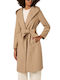 Femeie Camel Palton