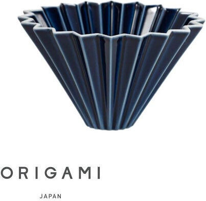 Origami Pour Over Kaffeemaschine S – Keramik Marine Matt 1–2 Tassen