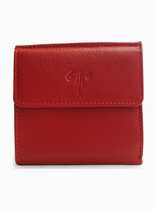 Small Leather Women's Wallet Classic Red