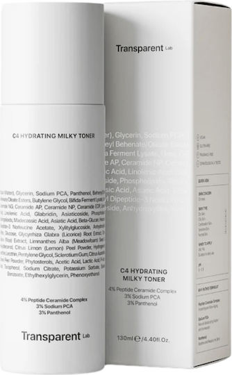Transparent Lab C4 Feuchtigkeitsspendendes Milchiges Gesichtswasser 130 Ml