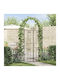 Gartenbogen aus Metall in Schwarz Farbe 115x37x226cm
