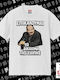 I Invoke The Right To Silence Classic Double Stitch T-shirt Without Side Seams White 100% Cotton Vegan & Oeko-tex Certified
