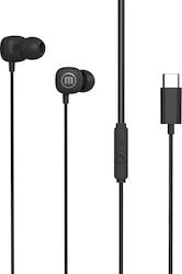 Maxell Square+ Handsfree Слушалки Type-c 120 См Черни Maxell Square+ Handsfree Слушалки Type-c 120 См Черни