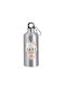 Labubu Kinder Trinkflasche 600ml Silber