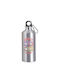 Labubu Kids Water Bottle 600ml Silver