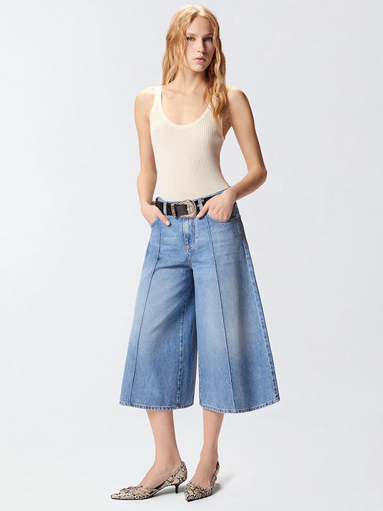 Pinko Bermude Denim Albastre Pentru Femei