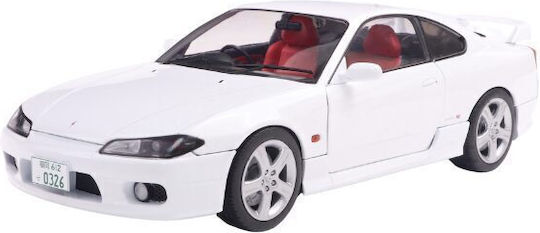 Machetă Mașină Nissan Silvia S15 Specr Aero Aspen Alb 1999 Scara 1:18 Solido