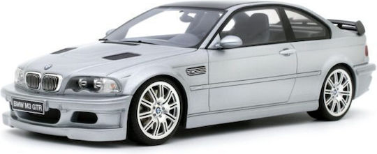Machetă Mașină BMW E46 M3 GTR Street Titan Argintiu Metalizat 354 2001 1:18 Otto Models Ot1128