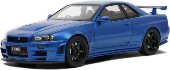 Machetă Mașină Nissan Nismo R34gt-r Z-tune Bayside Albastru 2005 Scara 1:12 Otto Models G082