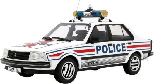 Machetă Mașină Renault 18 Turbo Police Nationale 1982 1:18 Otto Ot1156