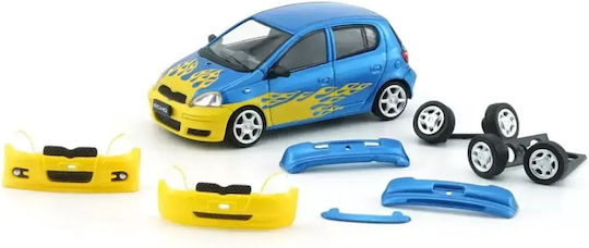 Macheta Auto Toyota Yaris Echoalbastru 1:64 Bm Creations