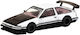 Machetă Mașină Toyota Sprinter Trueno Ae86 Widebody De Jon Sibal Alb Negru 1:64 Tarmac