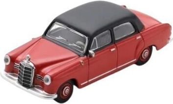 Моделна Фигура Автомобил Mercedes 180 Ponton Червен 1:64 Schuco