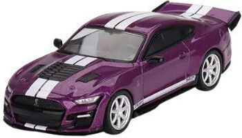 Machetă Mașină Ford Shelby GT500 Dragon Snake Concept Violet 2023 Scara 1:64 Mini GT MGT696
