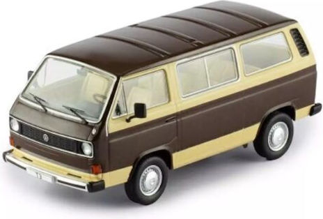 Макет Автомобил VW Volkswagen T3 Caravelle Кафяв 1:43 Ixo