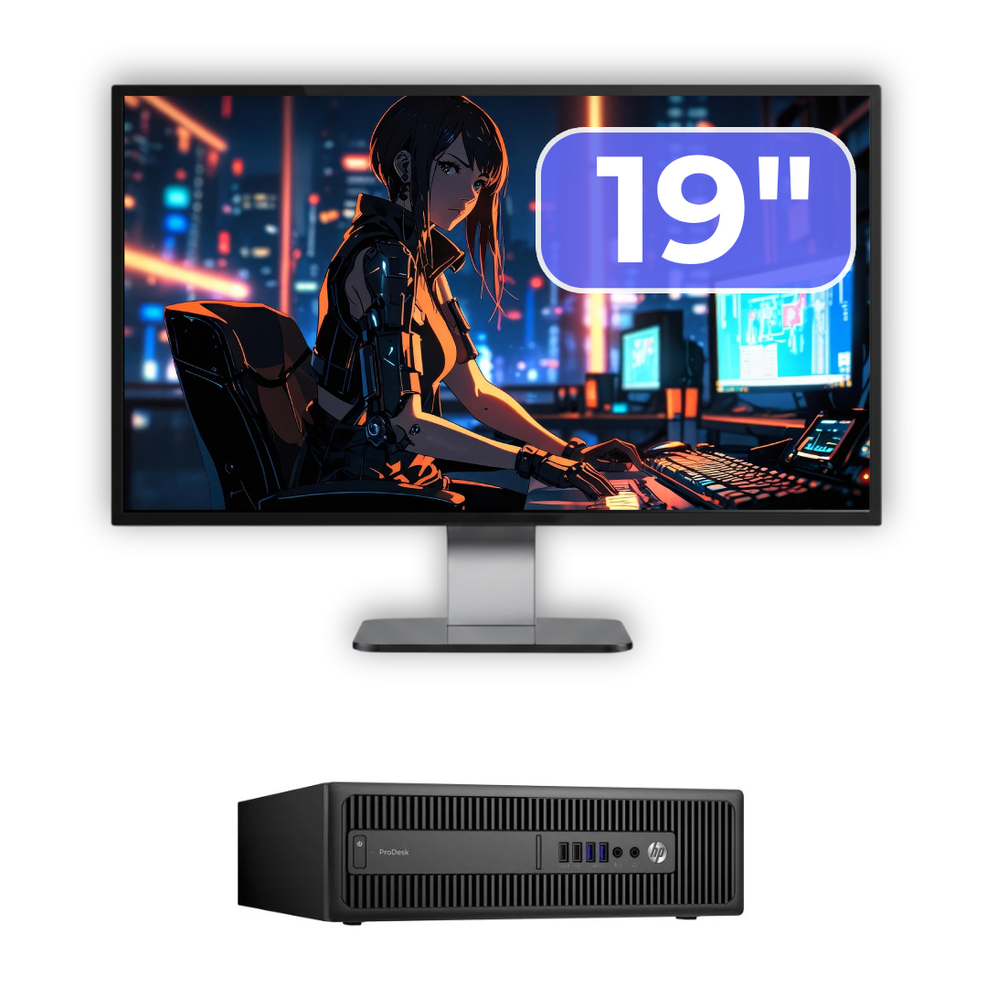 HP ProDesk 600 G2 SFF + Monitor 19