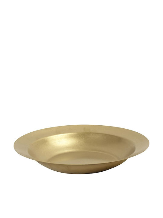 Espiel Snow Plate Pasta Gold with Diameter 27.5cm