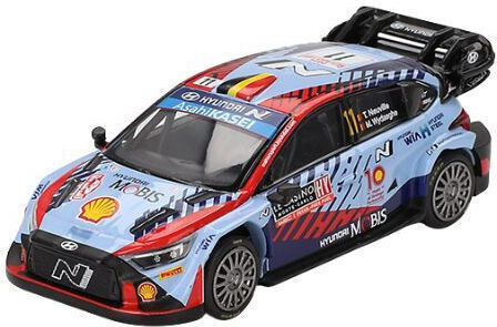 Machetă Auto Hyundai I20 N Rally1 Hybrid #11 Câștigător Rallye Monte-Carlo 2024 Scara 1:64 Mini GT MGT00871-L