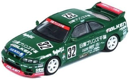Machetă Auto Nissan Skyline GT-R R33 #32 Prince Chiba Falken Scara 1:64 Inno64