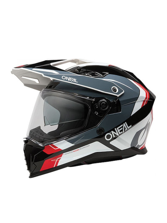 O'Neal DSRS Nomad V.26 Black/White/Red Κράνος Μ...