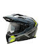 O'Neal DSRS Nomad V.26 Black/Grey/Neon Yellow Κράνος Μηχανής Full Face ECE 22.06 με Sunvisor