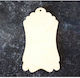 Holzhandwerksdekoration Vintage 19x10,5x0,4cm