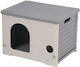 Vesta Dog House Plastic Outdoor Gray 54x41.3x38.5cm
