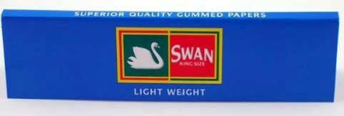 Swan Zigarettenpapiere Schlank King Size 50 Blätter 50Stück