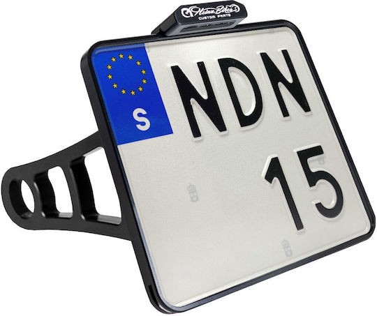 Heinz Bikes Motorrad-Kennzeichenhalter Und -rahmen Led Rücklicht Slip-inn Hbskz-fl18-s Transparentes Kristall 1Stück