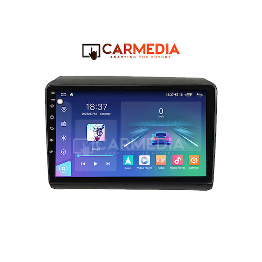 Carmedia Car Audio System for Peugeot Boxer Fiat Ducato Citroen Jumper 2006-2011 (Bluetooth/USB/WiFi/GPS/Apple-Carplay/Android-Auto) with Touch Screen 9"