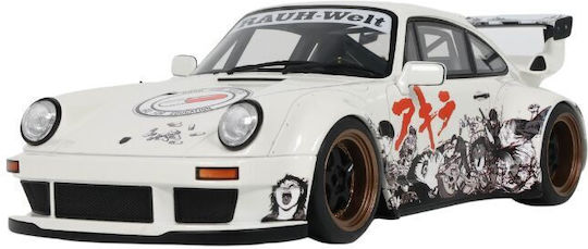 Machetă Mașină Porsche Rwb Akira Alb Glaciar 2024 Scara 1:18 Gt Spirit Gt508