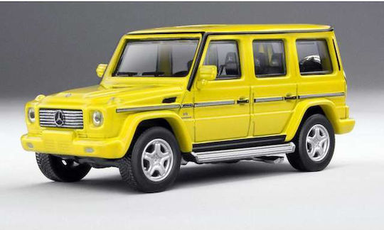 Macheta Mașină Mercedes Benz AMG G55 Galben Scara 1:64 Kyosho