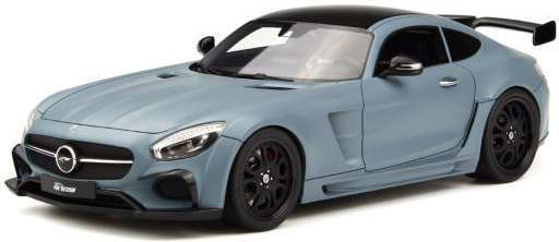 Machetă Mașină Mercedes-Benz AMG GT Fab Design Gri GTS018GY Scara 1:18 GT Spirit