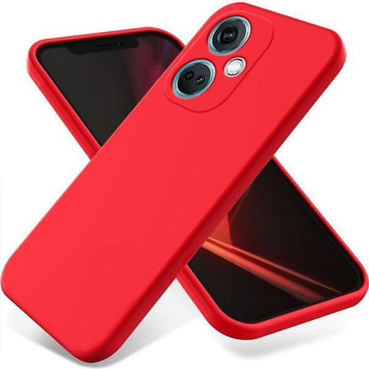 Quality Back Cover Silicone Red (TCL 40 NXTPAPER 4G)