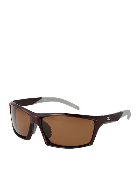 Champion Men's Sunglasses with Black Frame and Gray Lens CU5142-64C04
