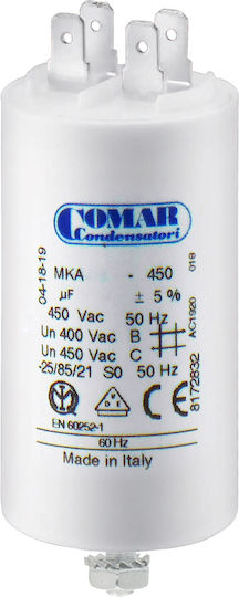 Comar Kondensator Dauerhaft 10μF 450VAC Faston 03.006.0051