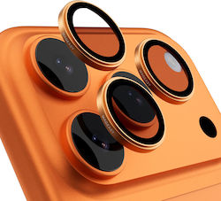 Mageasy Kameraschutz Gehärtetes Glas Orange für das iPhone 17 Pro, iPhone 17 Pro Max