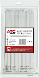 ATC Δεματικά Καλωδίων Πλαστικά 370mmx4.8mm σε Μαύρο χρώμα (100τμχ) (20.007.0031) ATC Δεματικά Καλωδίων Πλαστικά 370mmx4.8mm σε Μαύρο χρώμα (100τμχ) (20.007.0031)