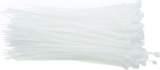 Cablexpert Δεματικά Καλωδίων Πλαστικά 300mmx4.8mm σε Λευκό χρώμα (100τμχ)