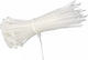 Cablexpert Cable Ties Plastic 150mm x 150mm in White Colour (100 pcs)