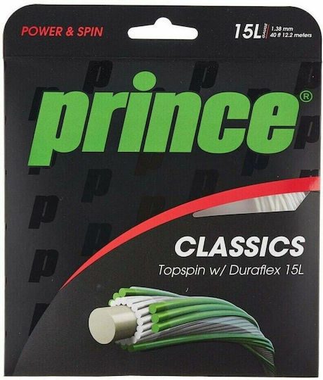Brand Italia Tennis Racket String White Φ1.38mm