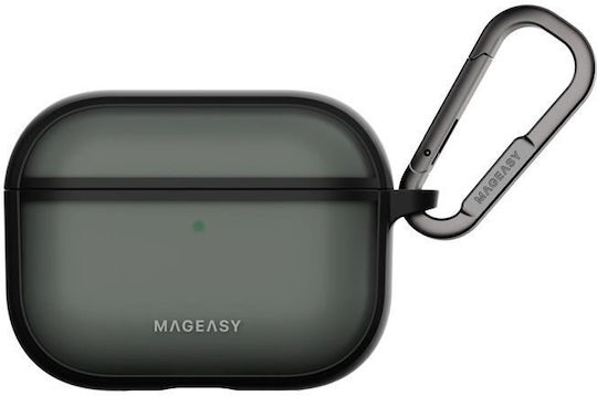 Mageasy Husă în culoarea Negru pentru Apple AirPods Pro