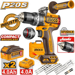 Ingco CIDLI209686E Schlagbohrschrauber Batterie Brushless 20V