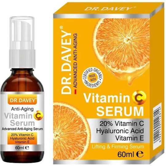 Dr Marcus Ενυδατικό & Αντιγηραντικό Serum Προσώπου με Βιταμίνη C & Βιταμίνη E για Λάμψη 60ml