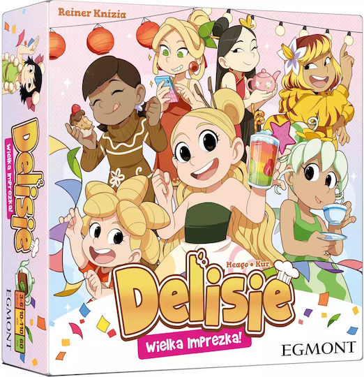 Board Game Delisie The Big Party for 3-6 Players 10+ Years Old (PL) Egmont