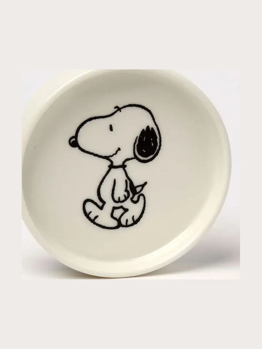 Magpie Round Decorative Platter White
