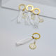 Afitechno Christening Charm Keychain White 50pcs