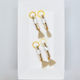 Afitechno Christening Charm Keychain Beige 75pcs