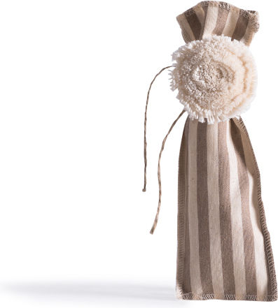 Beauty Home Fabric Pouch for Gift Ecru 6x19cm.