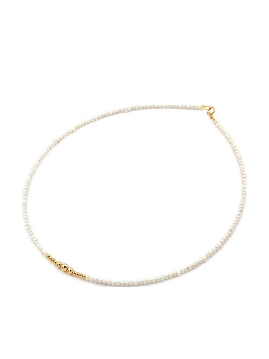 Pearls Halskette aus Gold mit Perlen